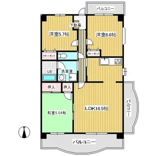 東京都練馬区大泉学園町8【マンション】の間取り