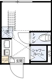 東京都中野区大和町1【アパート】の間取り