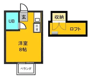 ドミールK【2階】の間取り