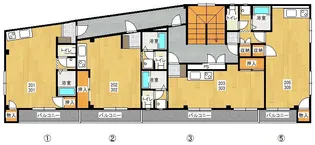 川上マンション【2階】の間取り