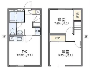 2DKの間取り画像