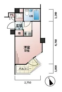 ワコーレ花小金井【6階】の間取り