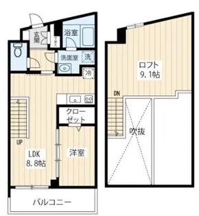 MAXIV西荻窪AZ【4階】の間取り