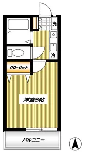 リバティ【1階】の間取り