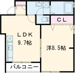 サンライズヤマト【2階】の間取り