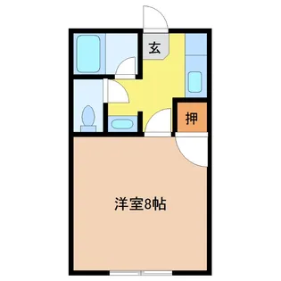 コーポシェトラン【2階】の間取り