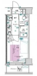 フェルクルールプレスト川崎アリビエ【4階】の間取り