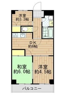 北小岩ワイ・エム・ガーデン【4階】の間取り