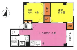 ファミール四季I【2階】の間取り