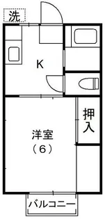 キシノハイツ【2階】の間取り