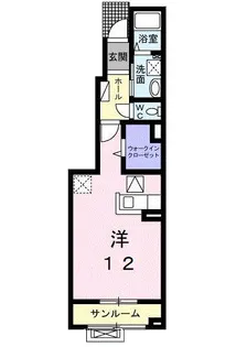 ヴィラ・クレスタ【1階】の間取り