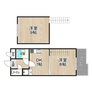 エイチ・ツー・オー今川【5階】の間取り