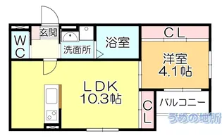 BRAVEBASE Mii【2階】の間取り