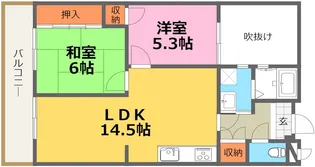 第17共立ビル【13階】の間取り