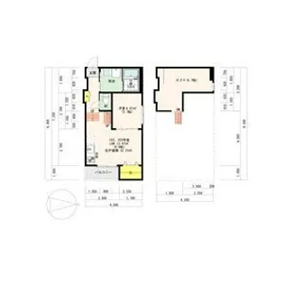 愛知県名古屋市中村区中村中町1【アパート】の間取り