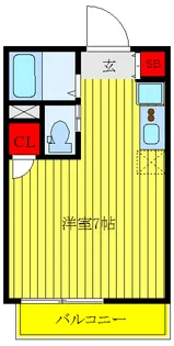 Glanz町屋II【3階】の間取り
