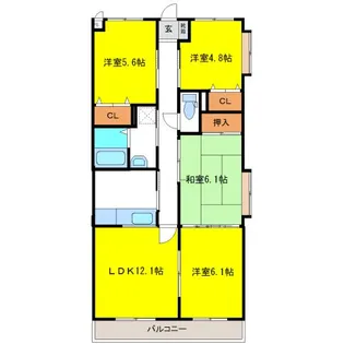 OTHマンション【1階】の間取り