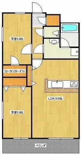 エトワール幸田【3階】の間取り