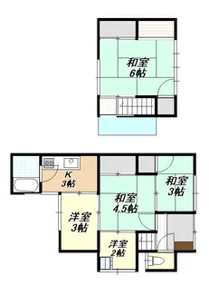 岡山県玉野市和田2【一戸建】の間取り