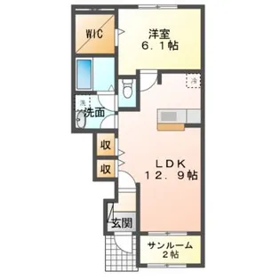 アーク【1階】の間取り