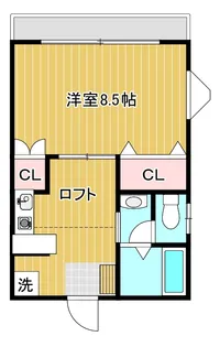シティパルイースト【1階】の間取り