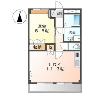 プラネットスクエア【2階】の間取り