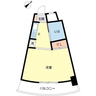 ユーセンス【3階】の間取り
