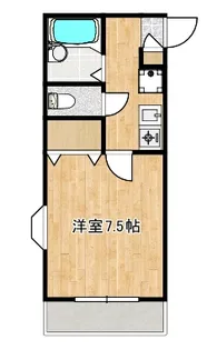 クレスト武蔵小杉【1階】の間取り