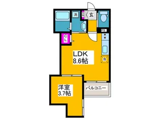 ASTRA SUGIMOTO【2階】の間取り