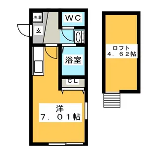 ソルテ【1階】の間取り