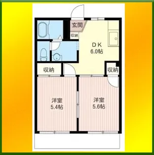 マインズA【1階】の間取り