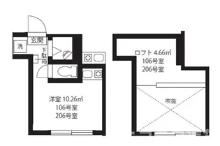 SpiLytus 北千住【1階】の間取り