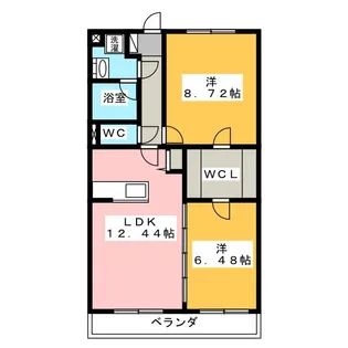 La Allegro【2階】の間取り