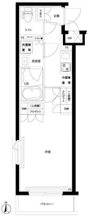 ルーブル都立家政六番館【3階】の間取り