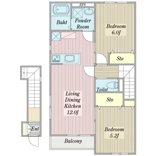 セレステA【2階】の間取り