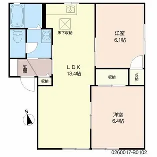 メゾン・インフィニティー【1階】の間取り