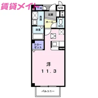 マルベリーII【1階】の間取り