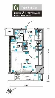 メインステージ立川【11階】の間取り
