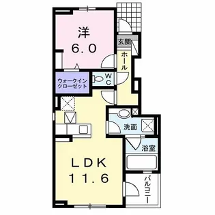 ショコラ・デ・カーサ【1階】の間取り