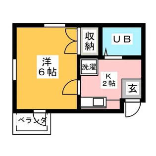 パレスRX伝馬町【4階】の間取り
