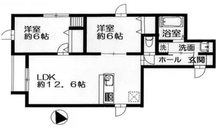 アメリー若林駅前【2階】の間取り