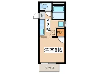 ピュアタウン北矢名【1階】の間取り