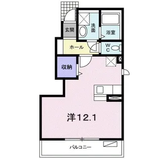 サニーヒル藤原台【1階】の間取り