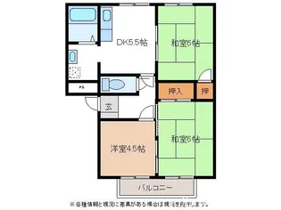 エステート金岡【2階】の間取り