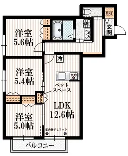 Tiamat【2階】の間取り