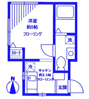 MKハイツ【2階】の間取り
