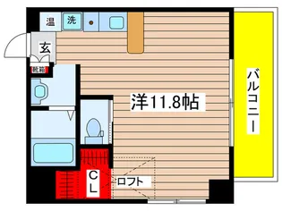 パールナッツ【2階】の間取り