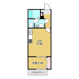 アリエッタ滝西【1階】の間取り