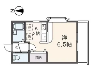 パレットII【1階】の間取り