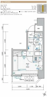 SYNEX 横濱阪東橋【9階】の間取り